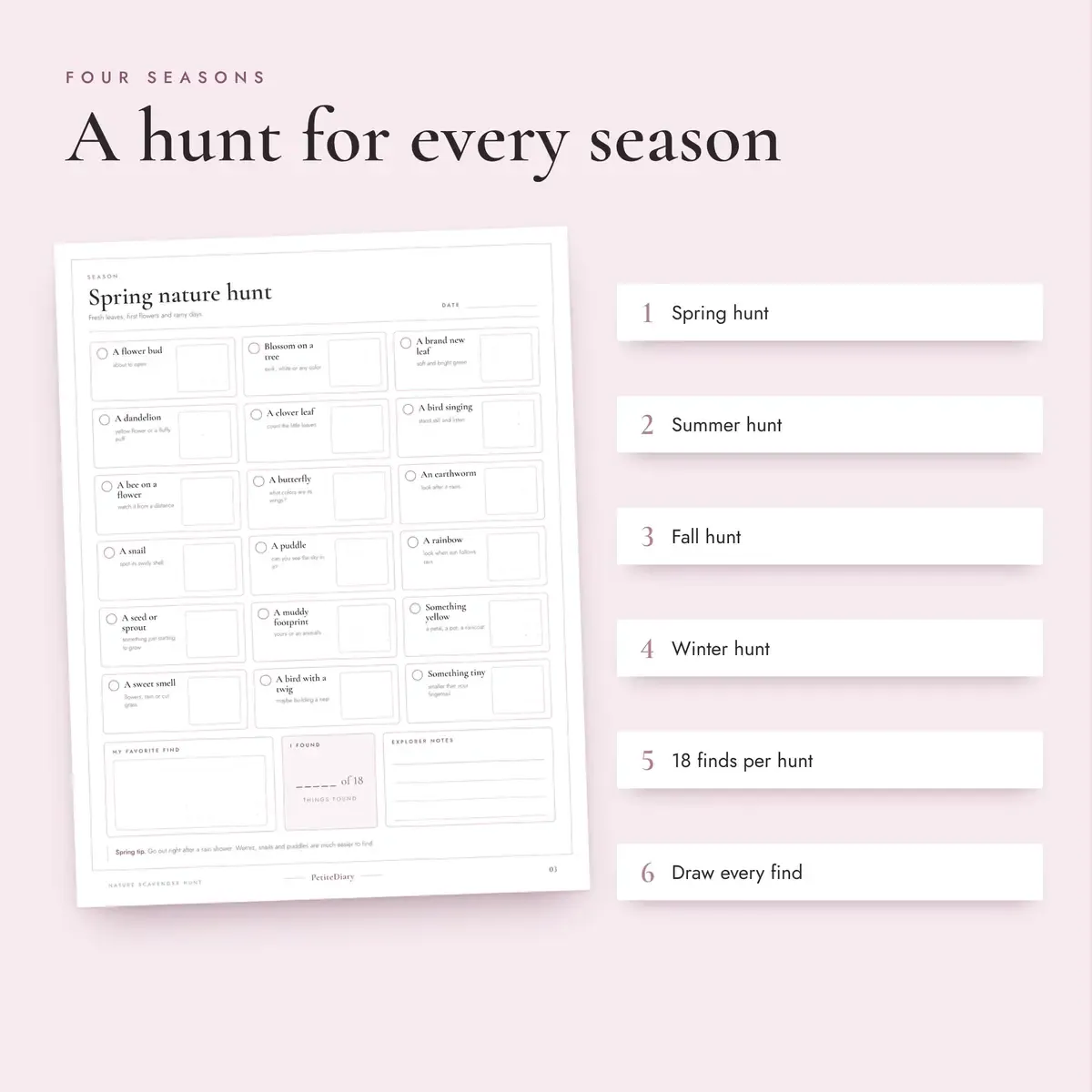 Nature Scavenger Hunt for Kids, image 3