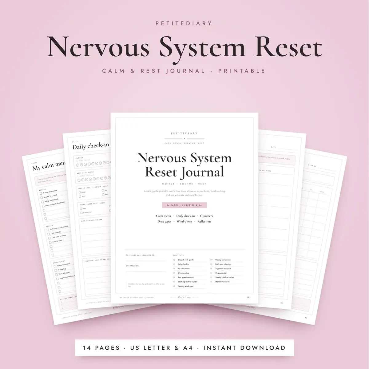Nervous System Reset Journal