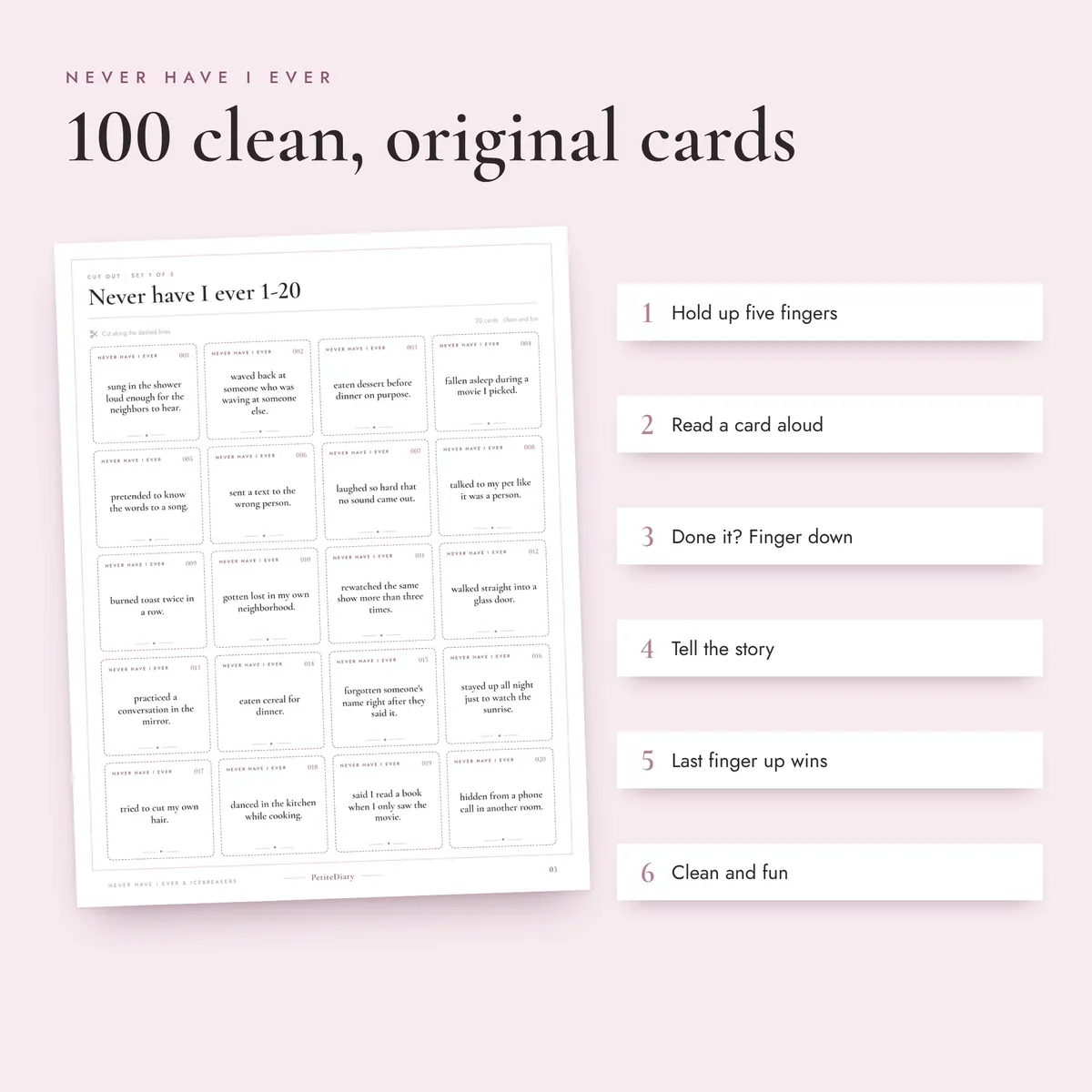 Never Have I Ever Cards, image 3