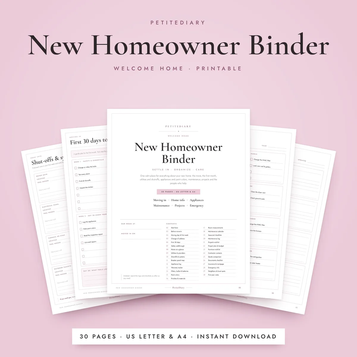 New Homeowner Binder