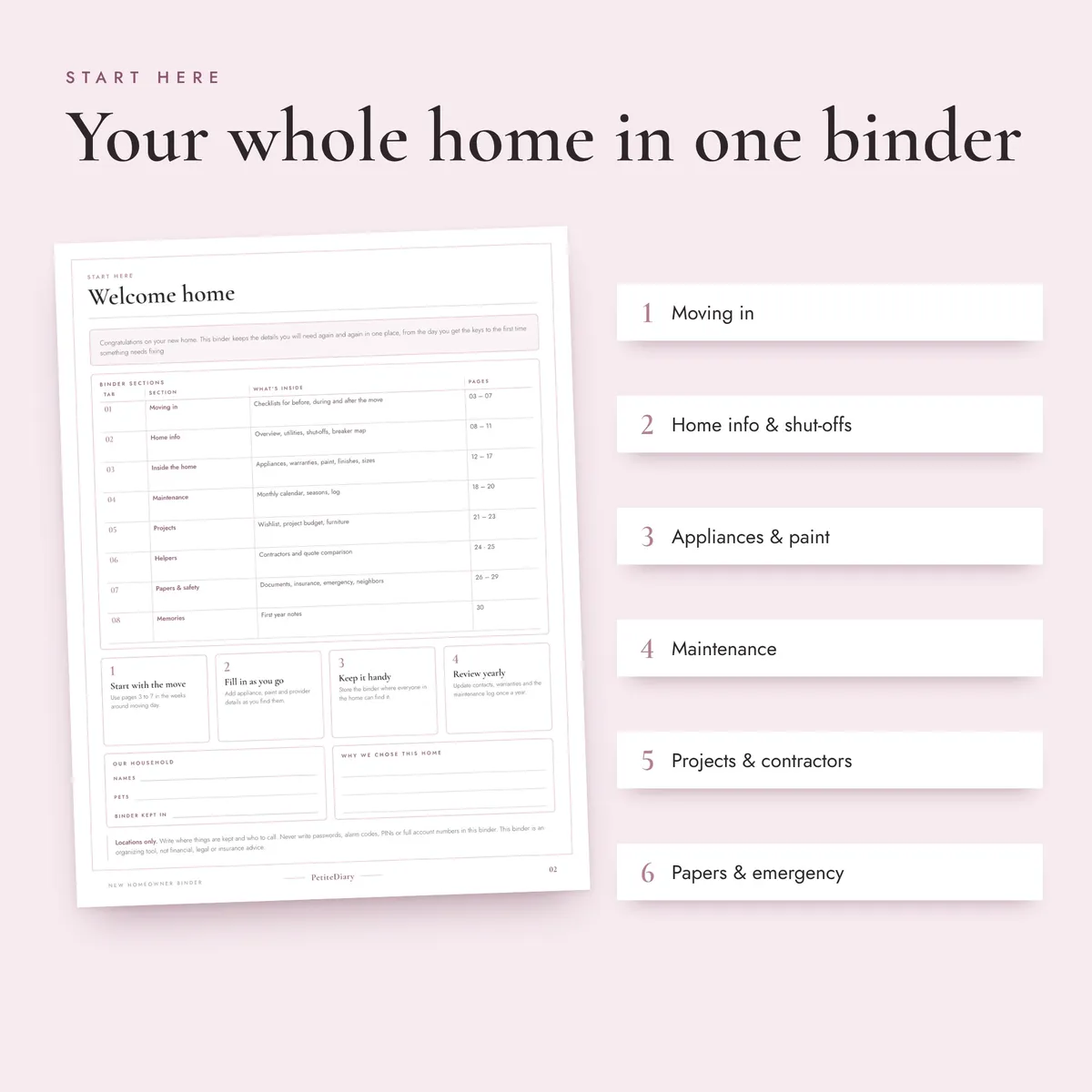 New Homeowner Binder, image 3