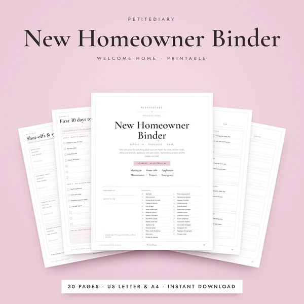 New Homeowner Binder