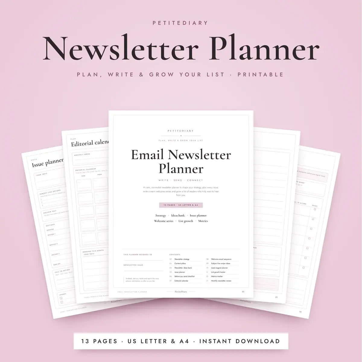 Newsletter Planner