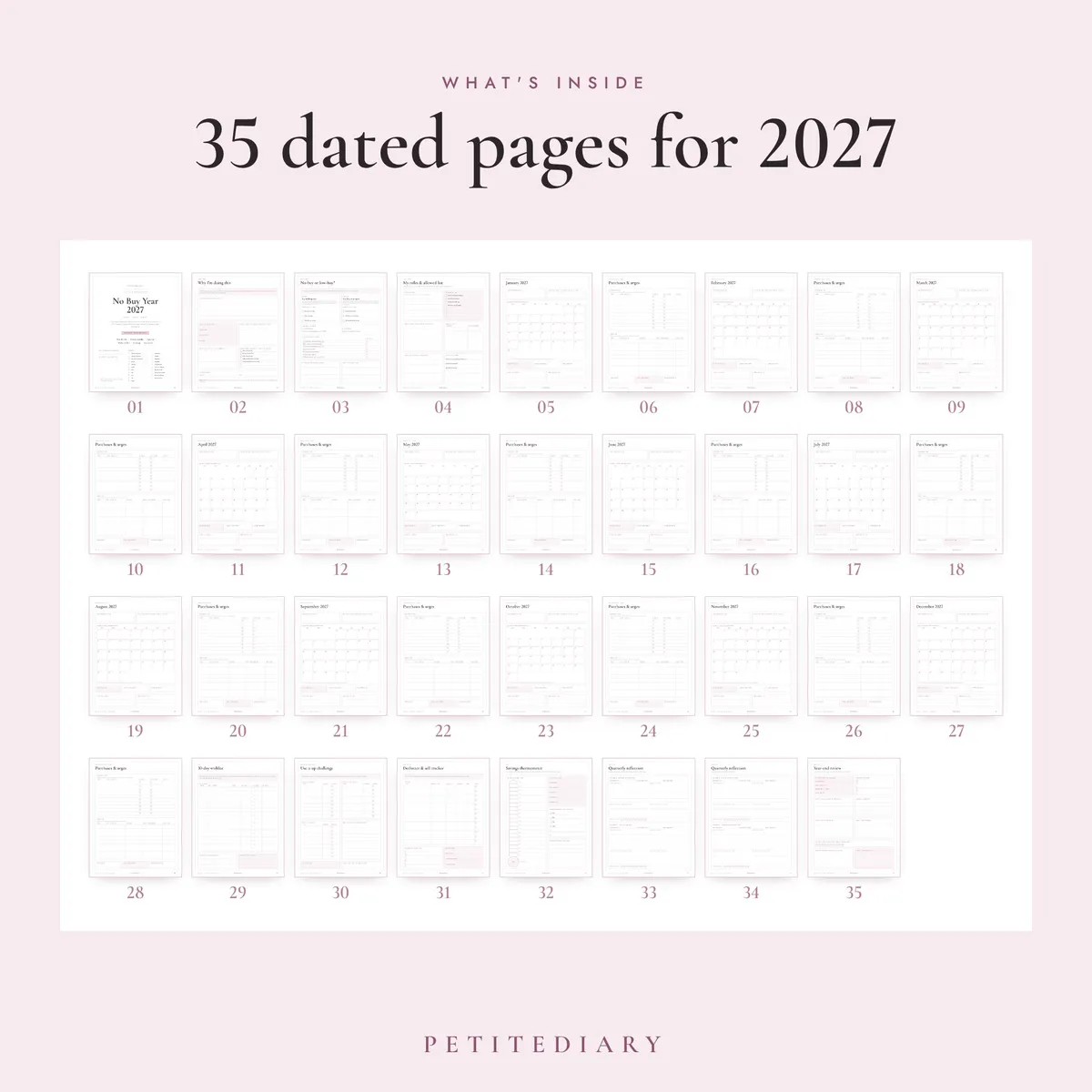 No Buy Year 2027 Workbook, image 2