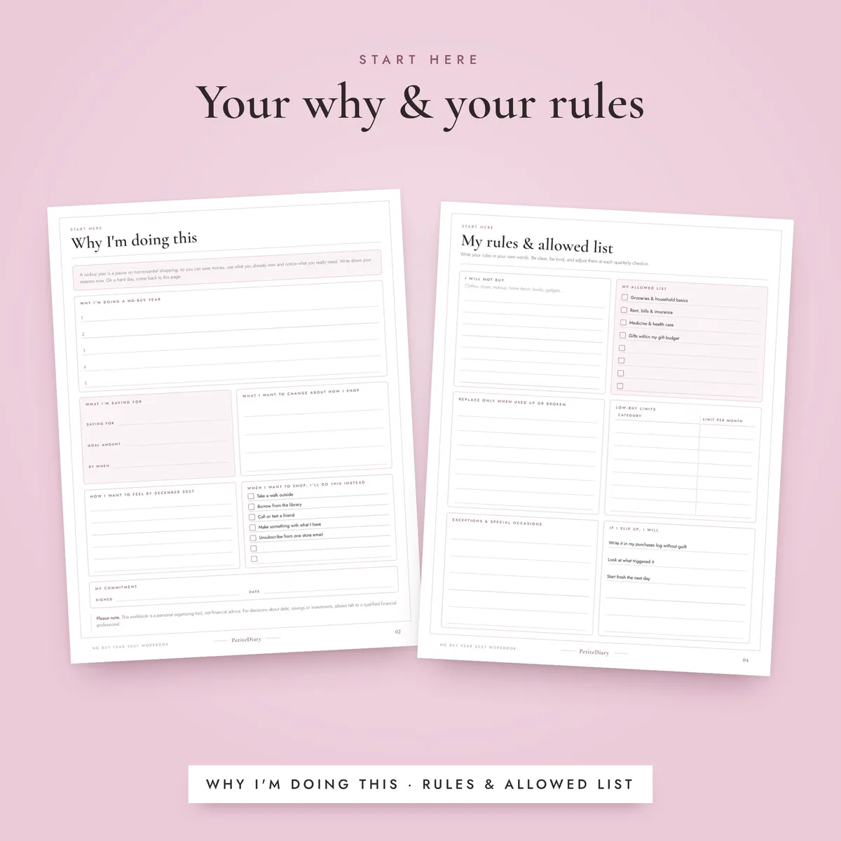No Buy Year 2027 Workbook, image 4