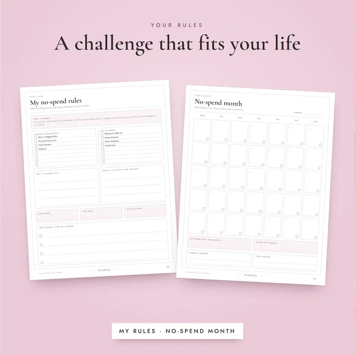 No Spend Challenge, image 4
