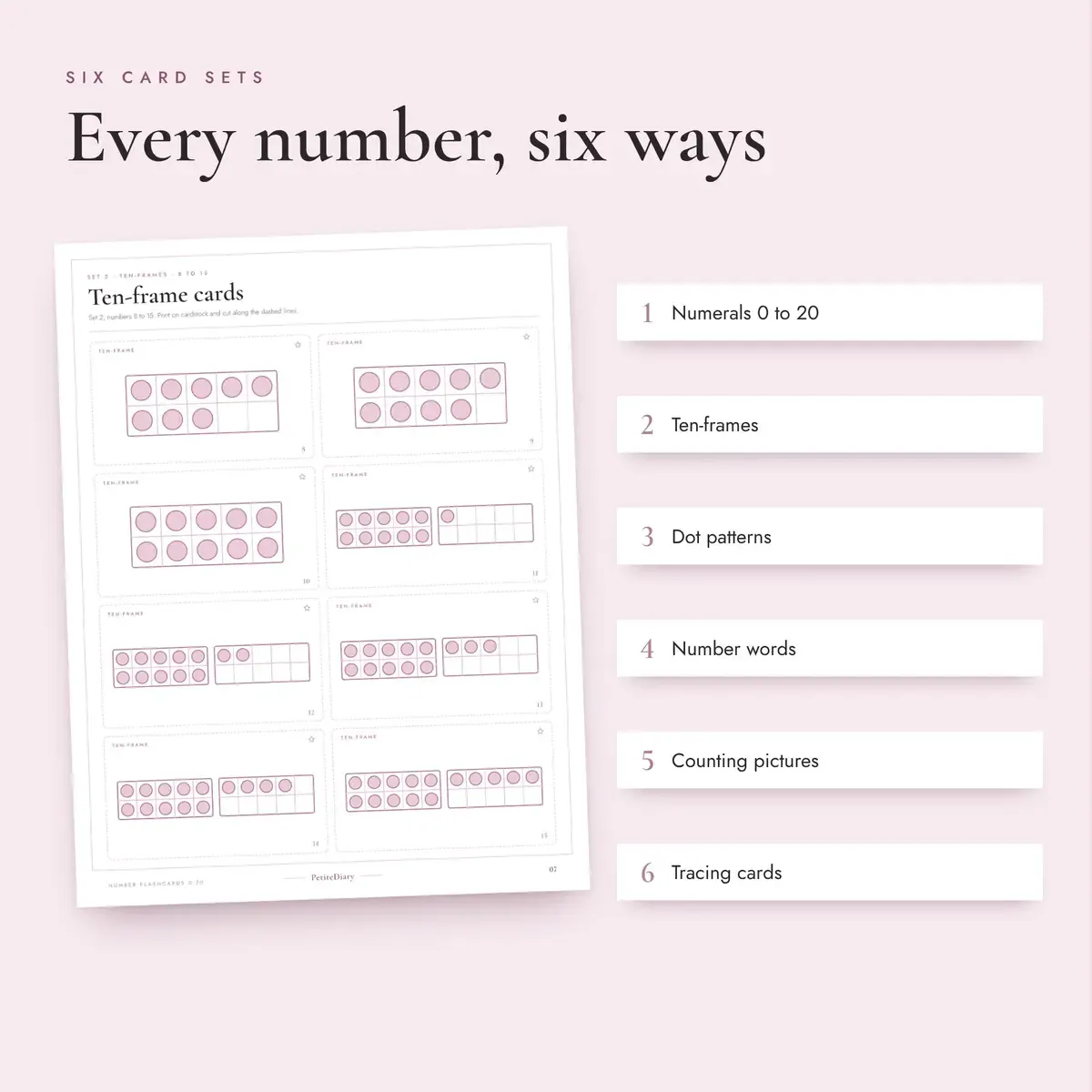 Number Flashcards 0-20, image 3