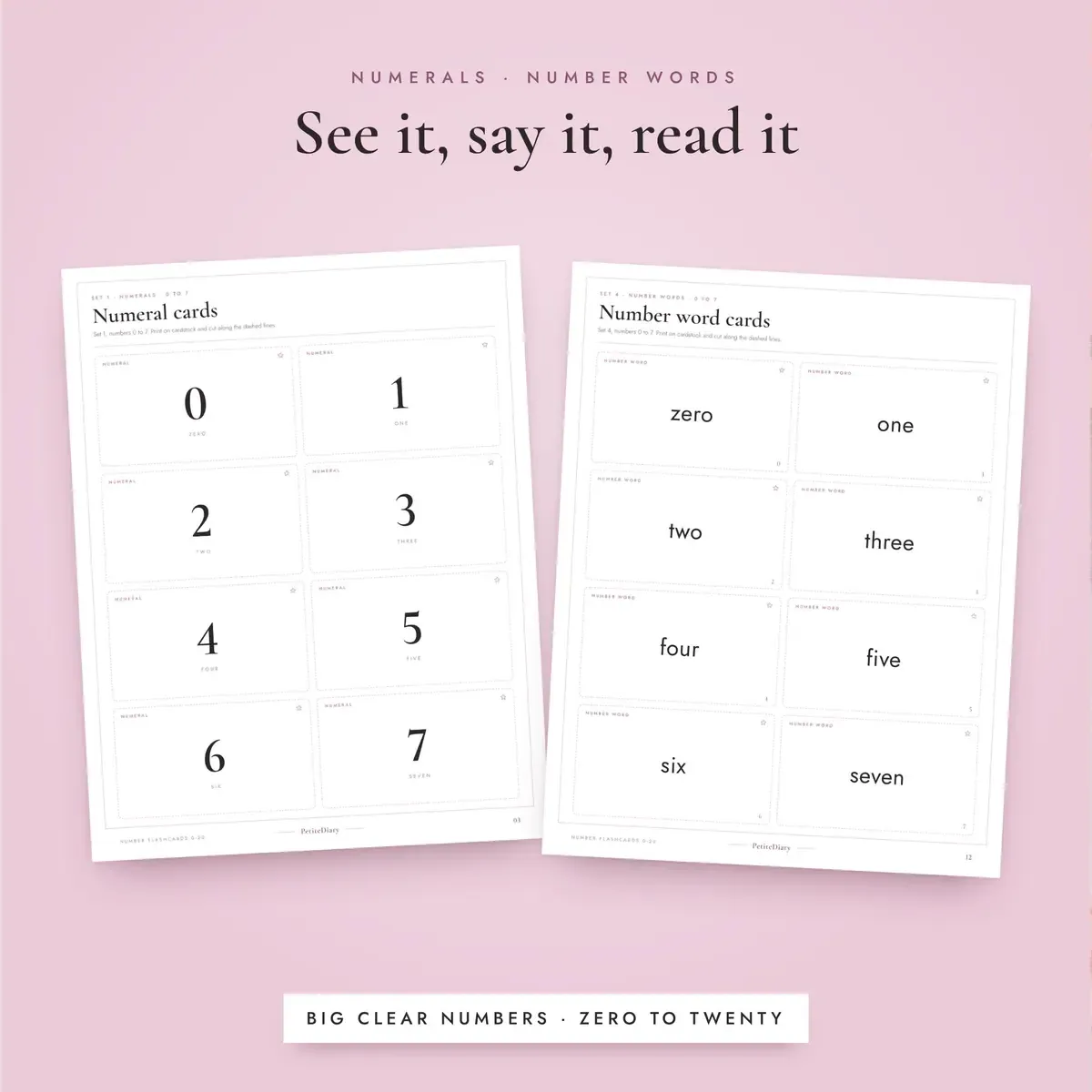 Number Flashcards 0-20, image 4