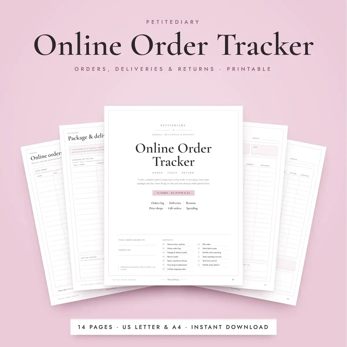 Online Order Tracker
