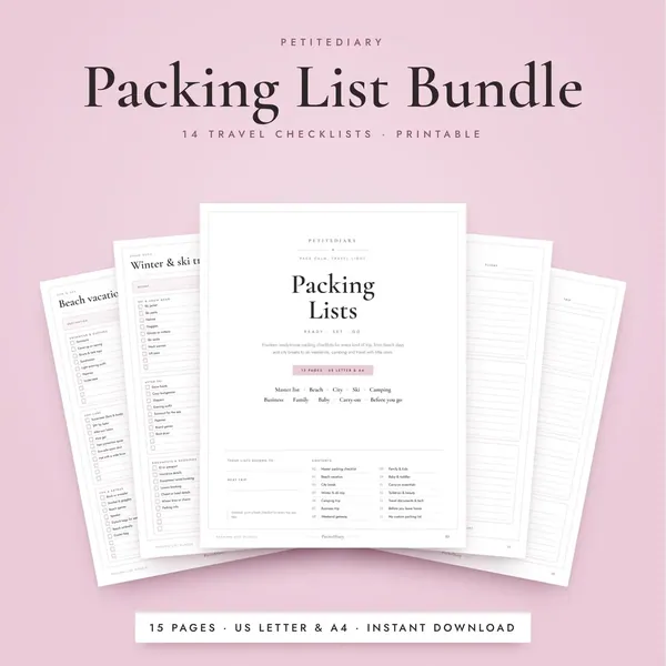 Packing List Bundle