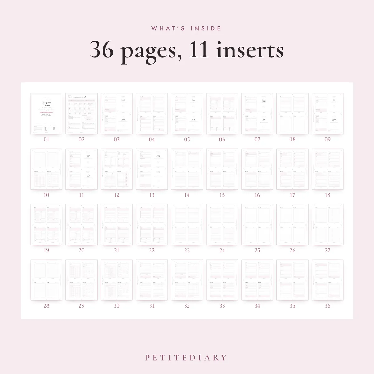 Passport Traveler's Notebook Inserts, image 2