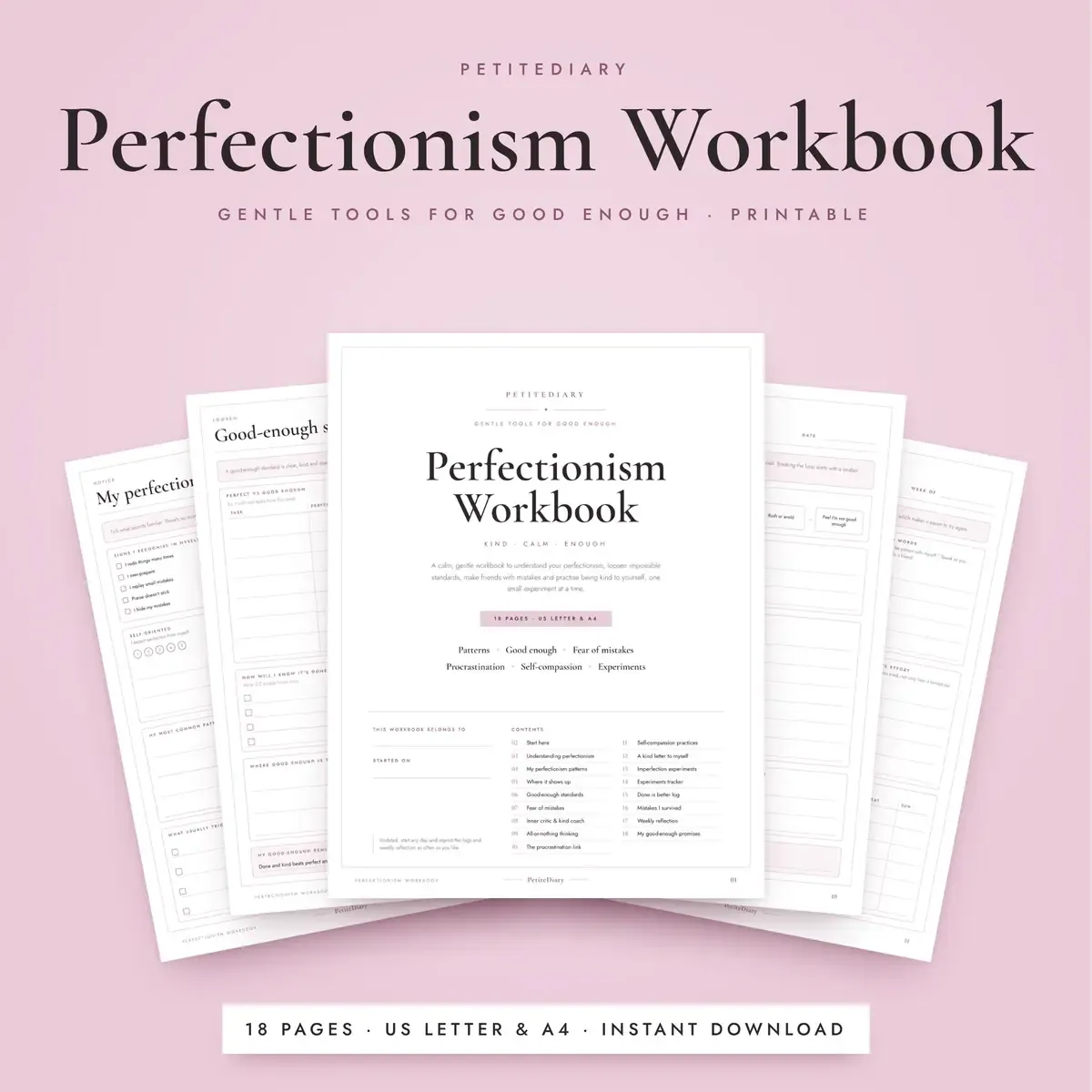 Perfectionism Workbook