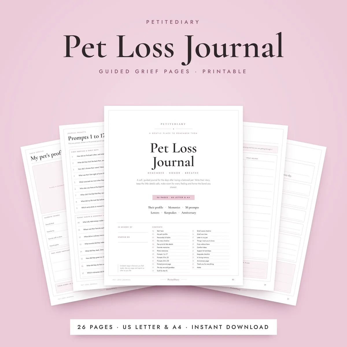 Pet Loss Journal