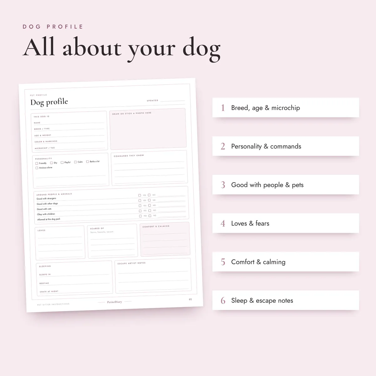 Pet Sitter Instructions, image 3