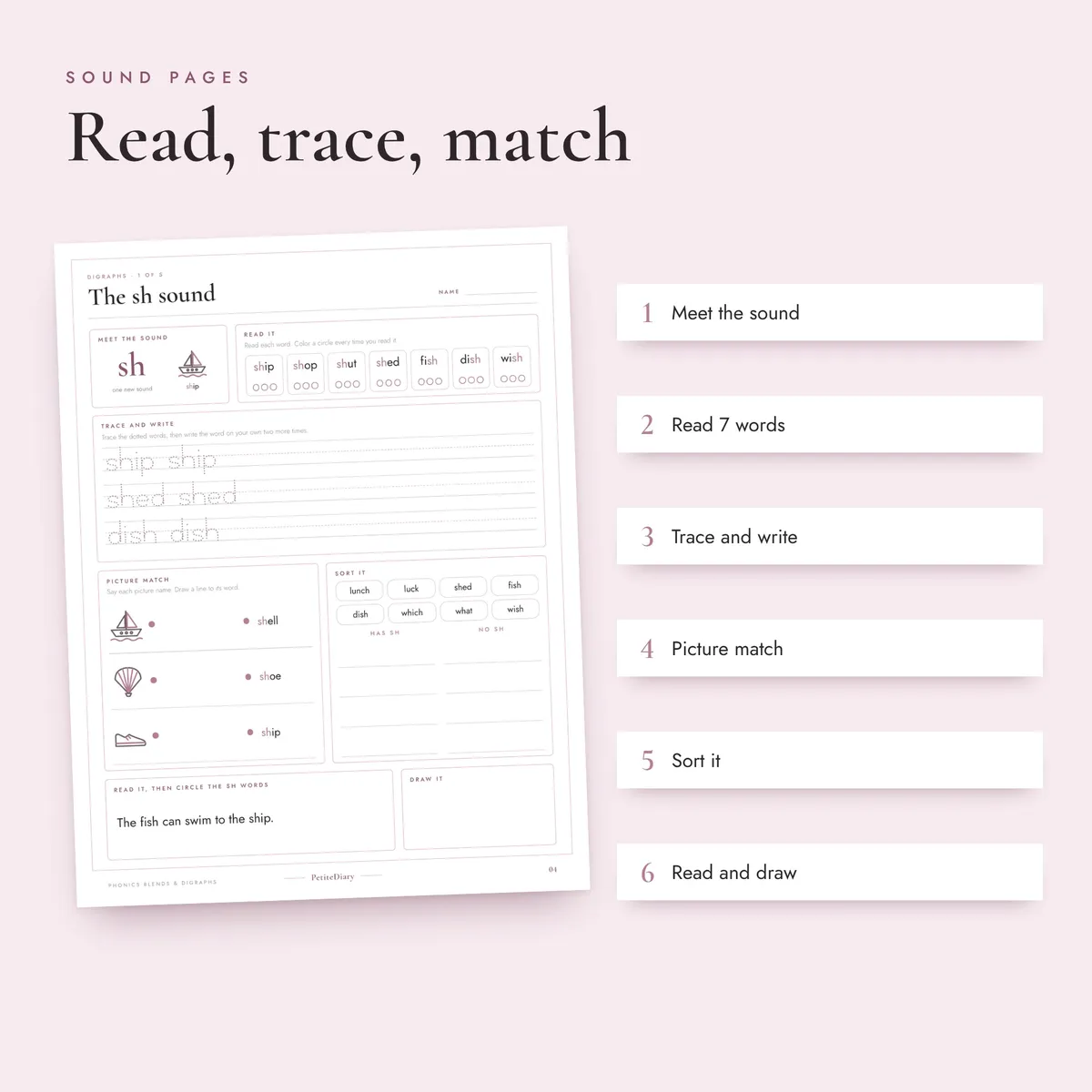 Phonics Worksheets, image 3