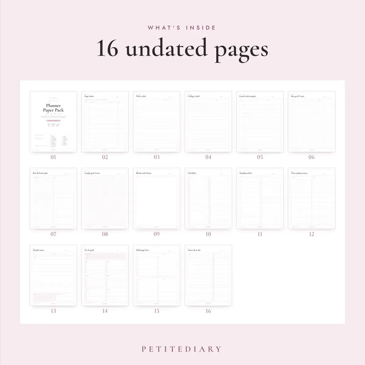 Planner Paper Pack, image 2