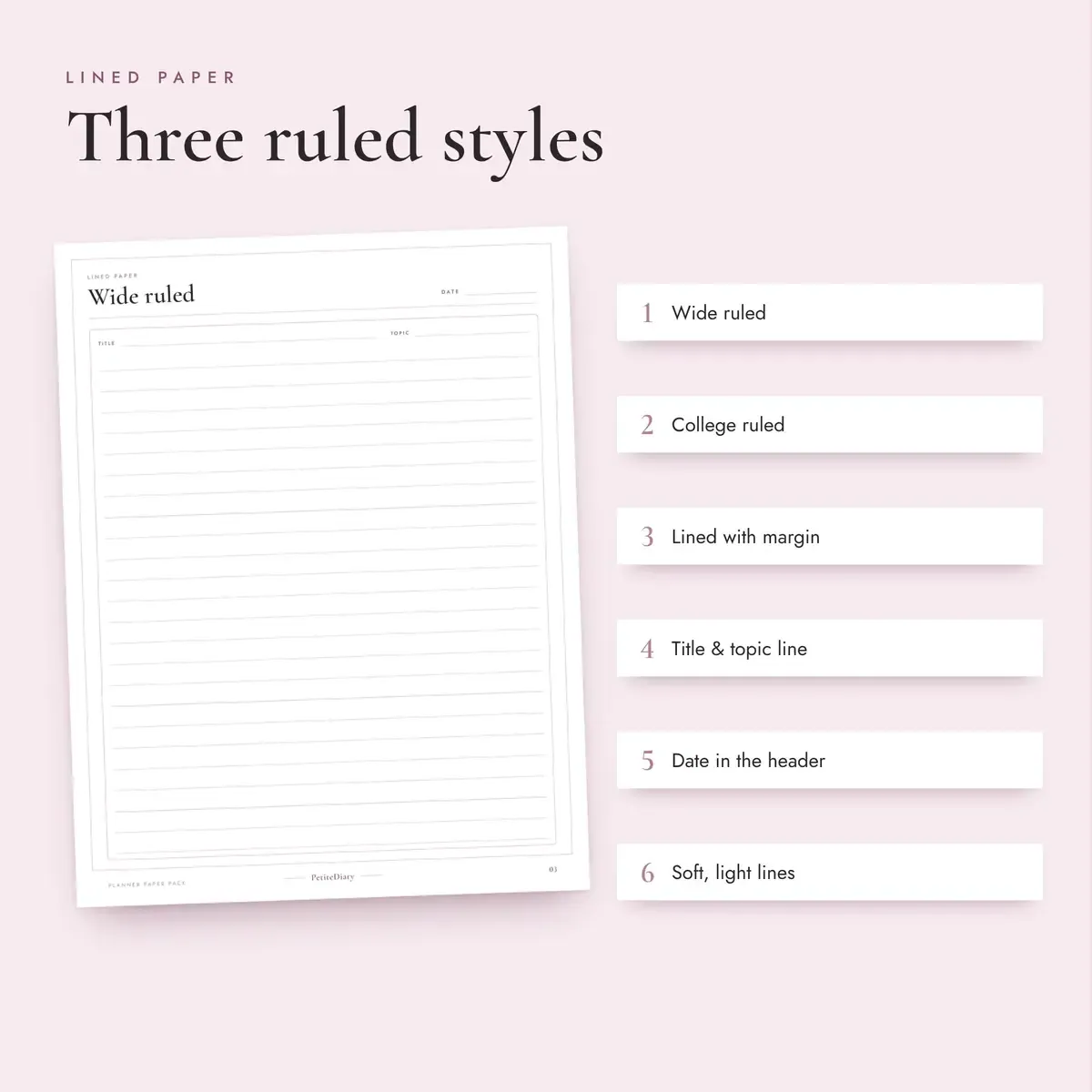 Planner Paper Pack, image 3