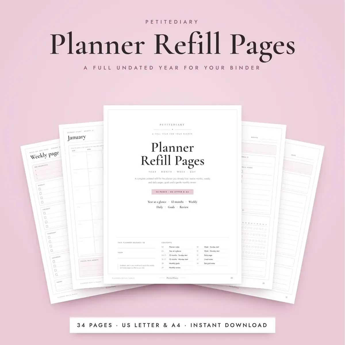 Planner Refill