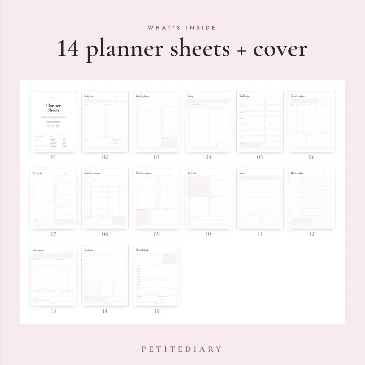 Planner Sheets Bundle, image 2