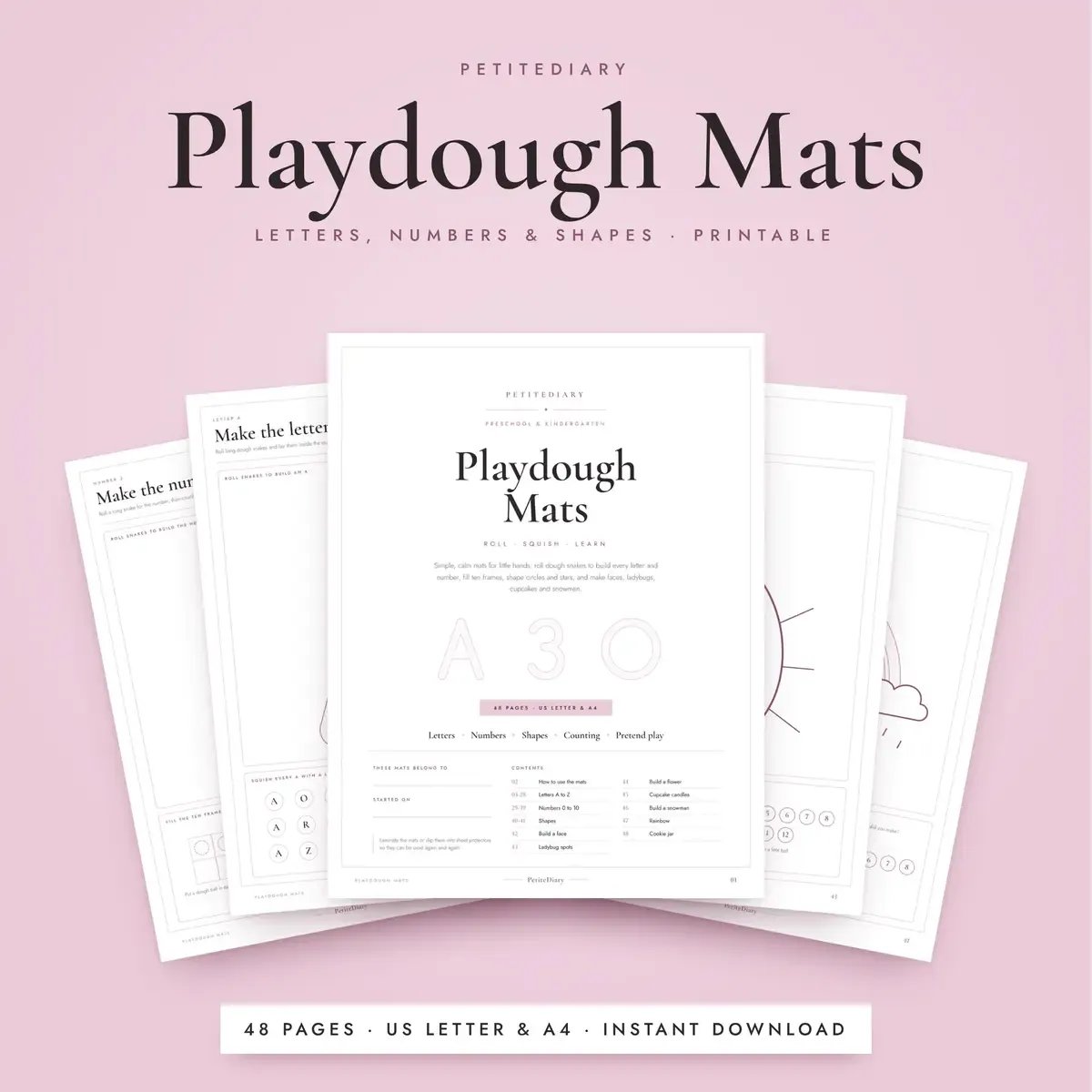 Playdough Mats