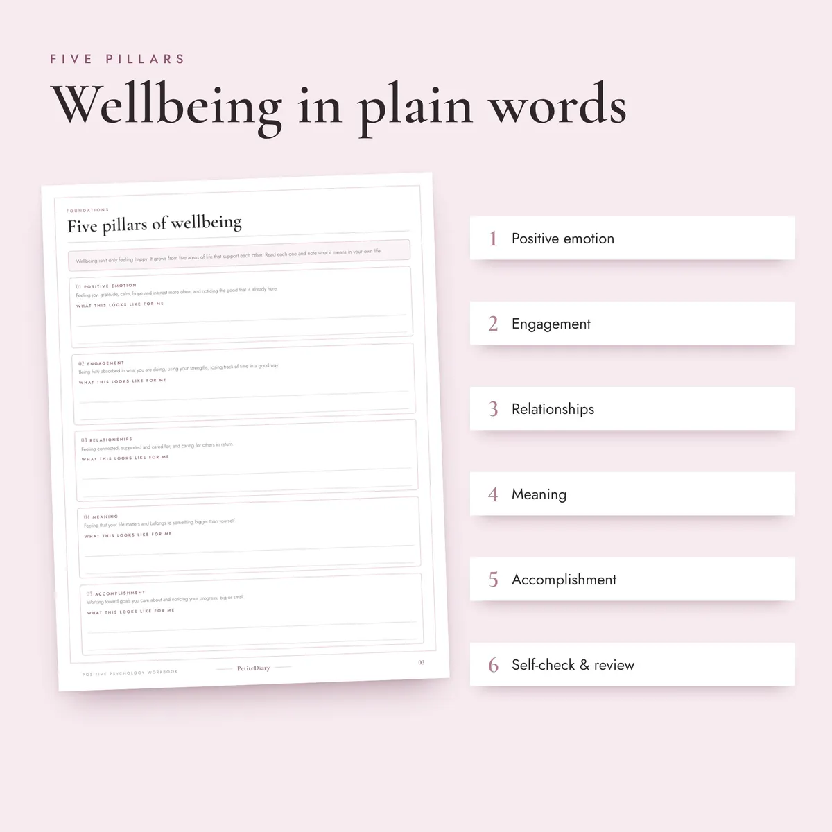 Positive Psychology Workbook, image 3