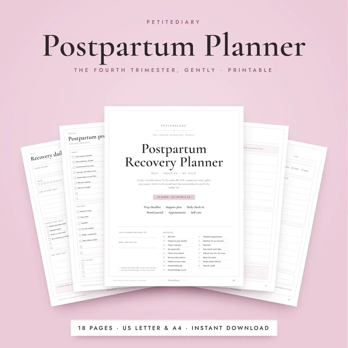 Postpartum Planner