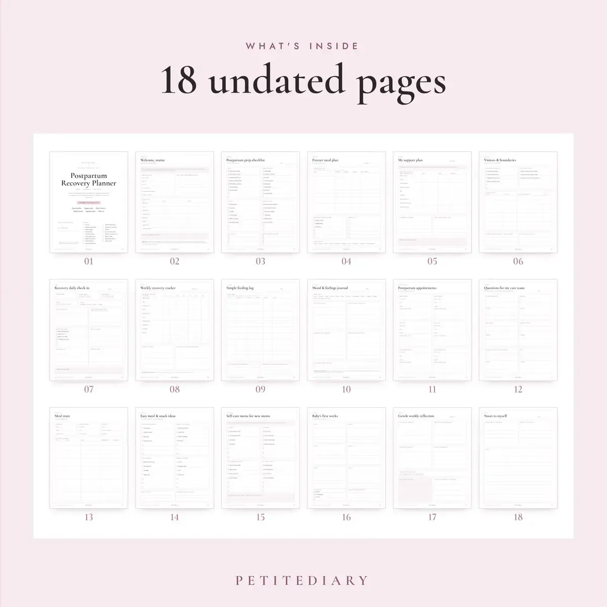 Postpartum Planner, image 2
