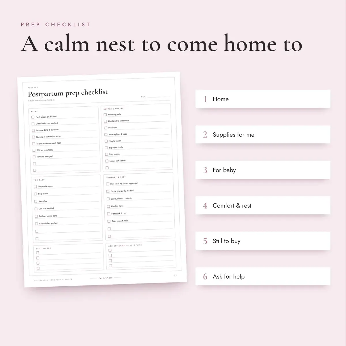 Postpartum Planner, image 3