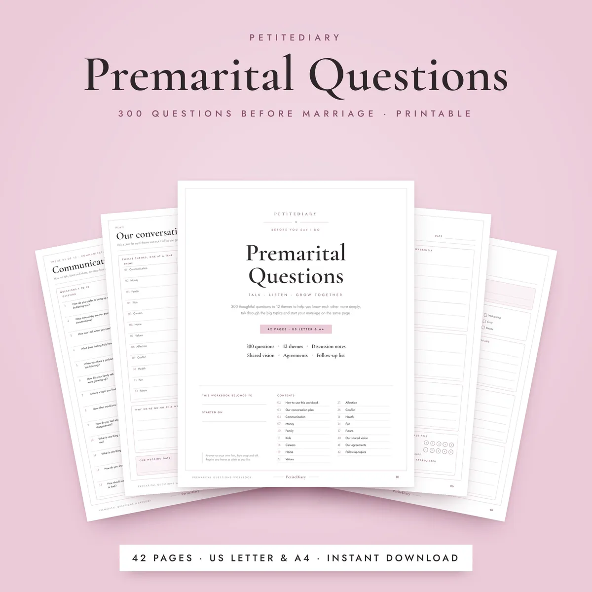 Premarital Questions Workbook