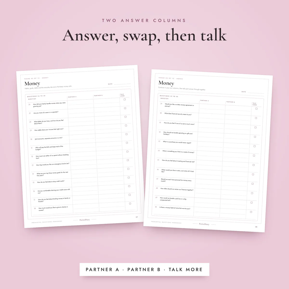 Premarital Questions Workbook, image 4