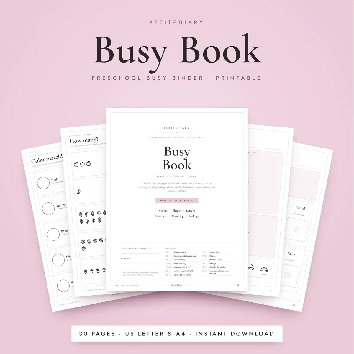 Preschool Busy Book