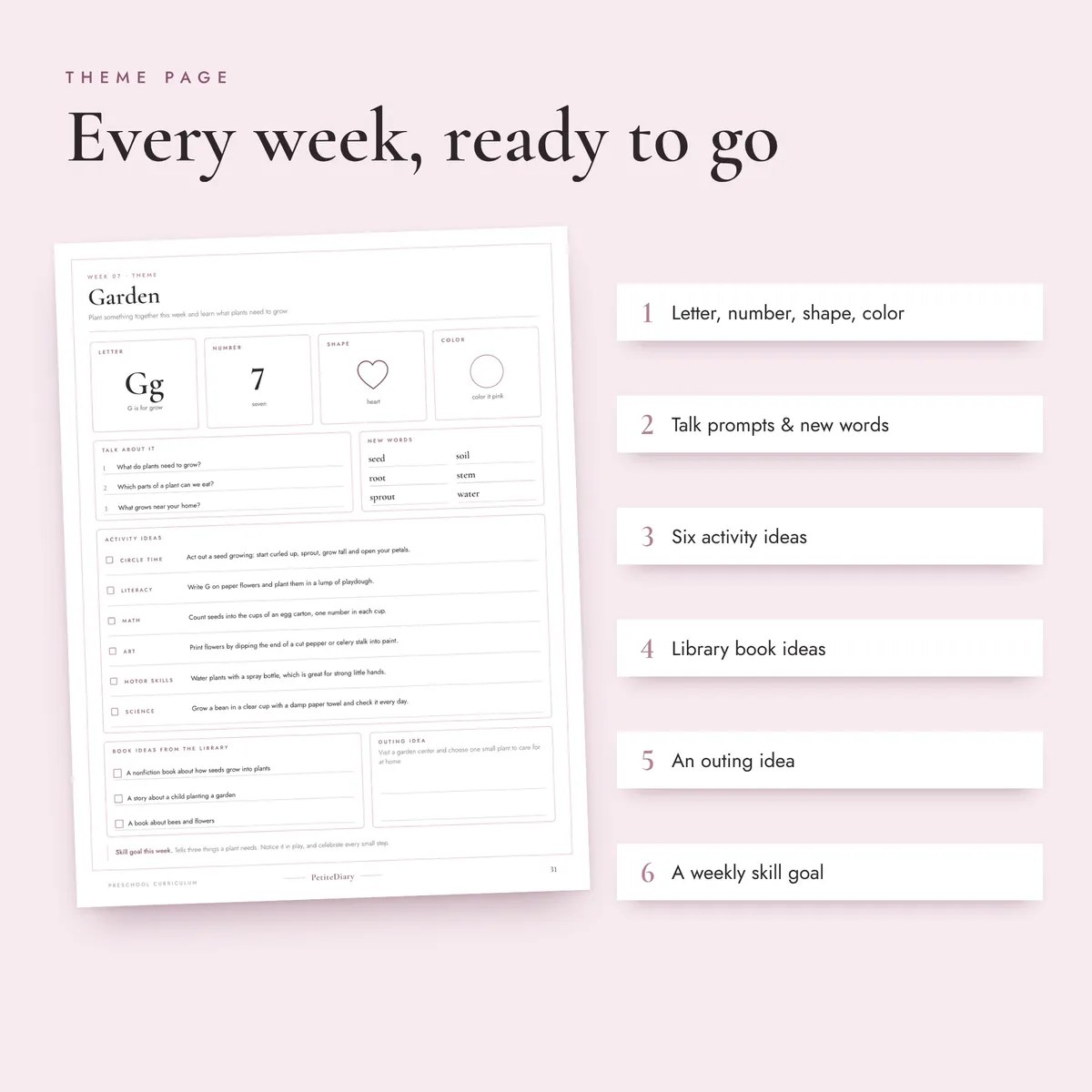 Preschool Curriculum, image 3