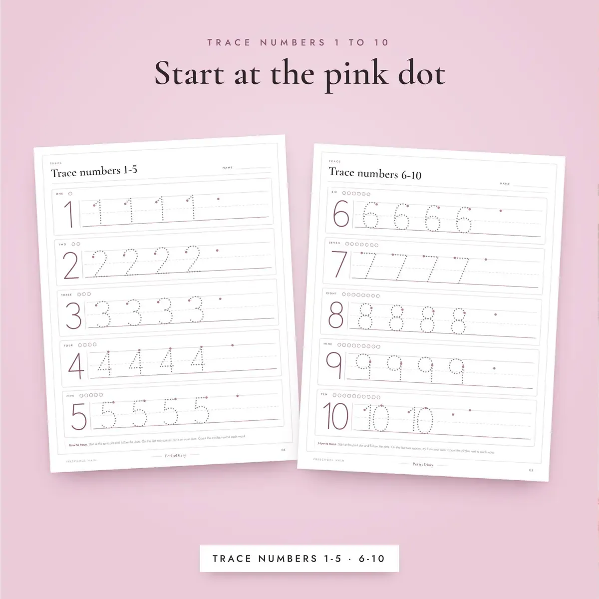 Preschool Math Worksheets, image 4