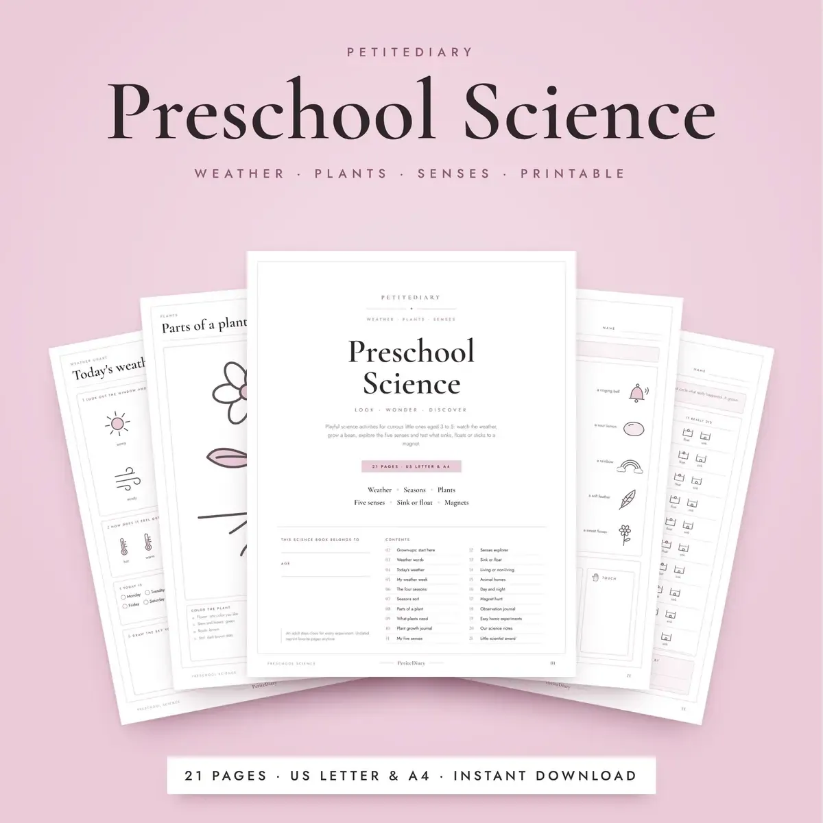 Preschool Science Activities
