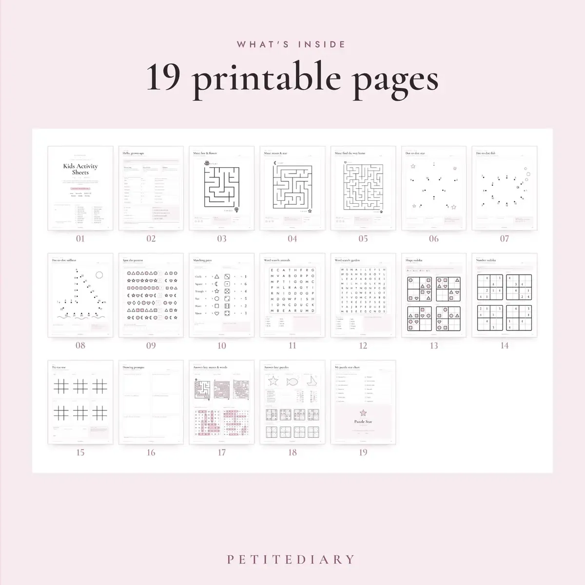 Activity Sheets for Kids 4-8, image 2