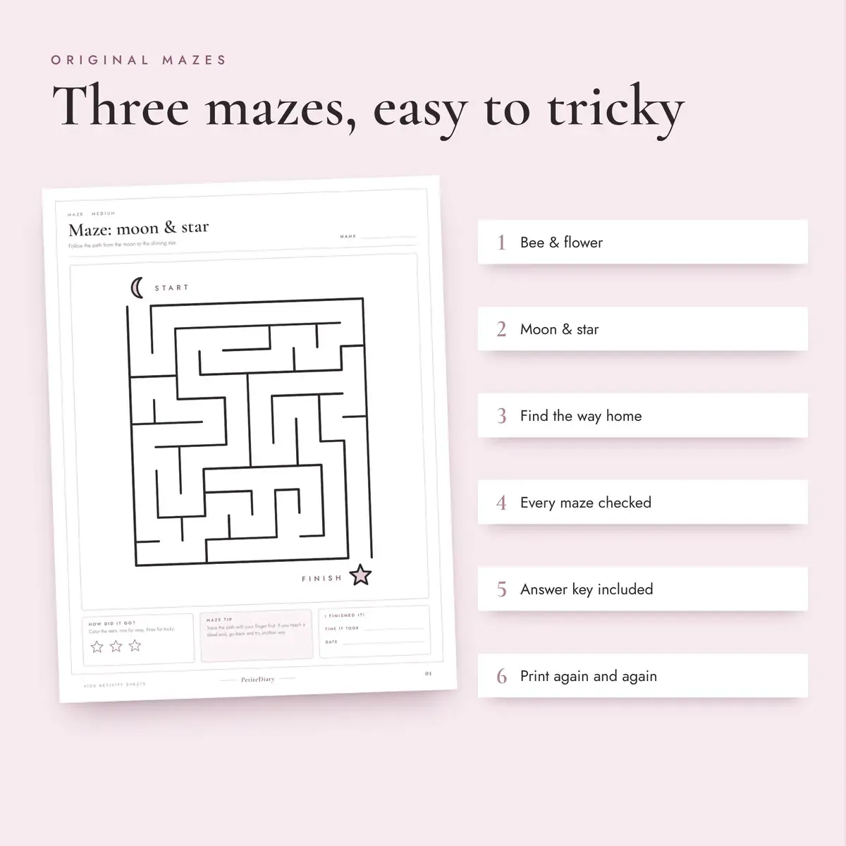 Activity Sheets for Kids 4-8, image 3