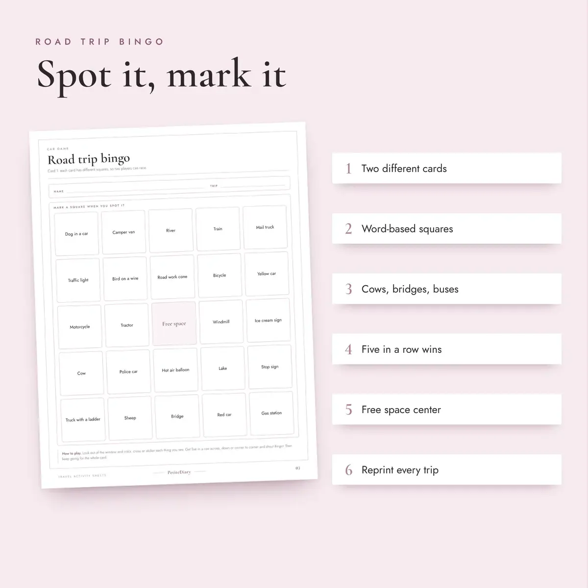 Activity Sheets for Road Trips, image 3
