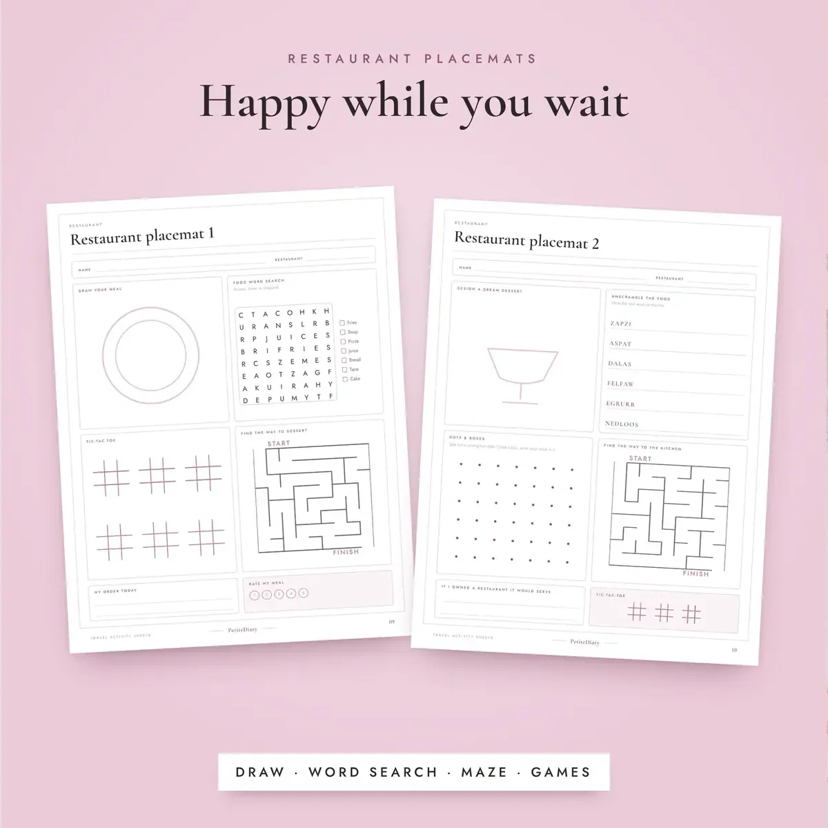 Activity Sheets for Road Trips, image 4