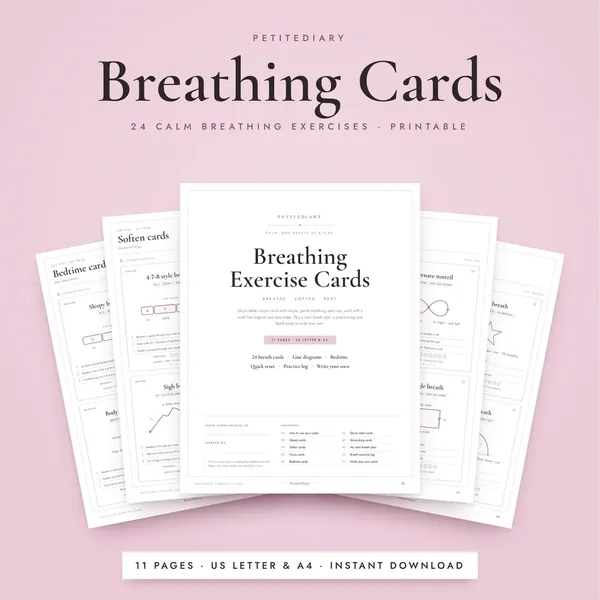 Breathing Exercise Cards