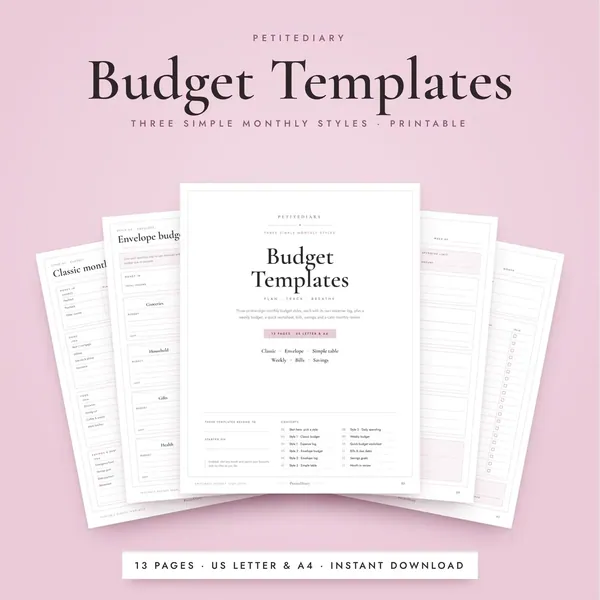 Budget Template Set