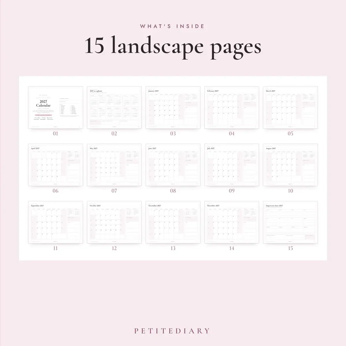 Calendar 2027 Landscape, image 2