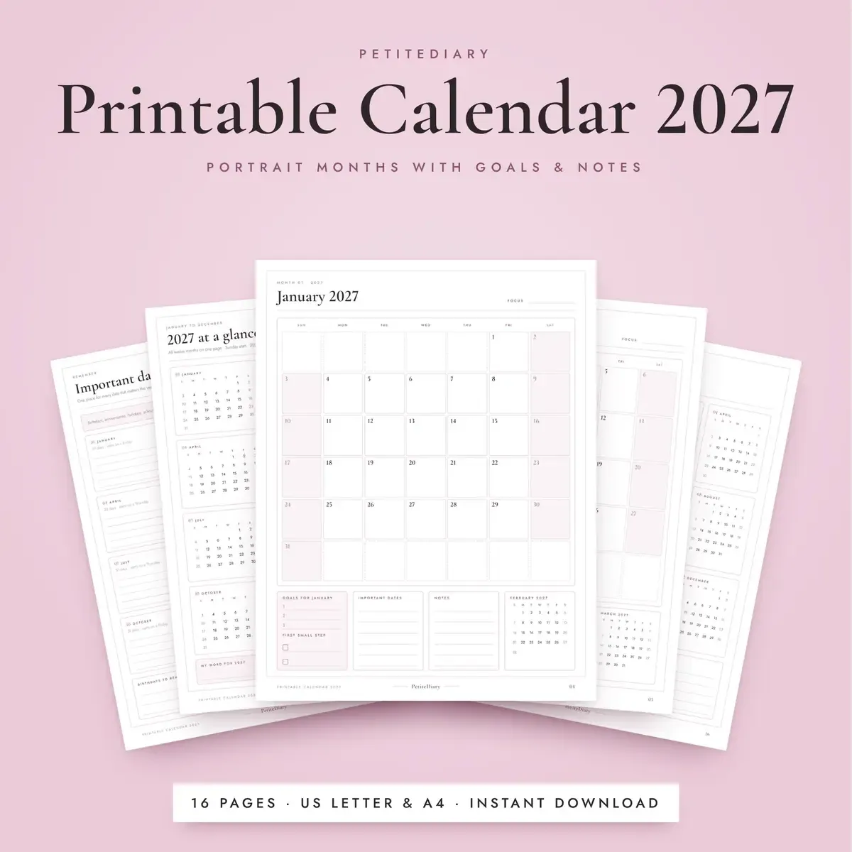 Calendar 2027
