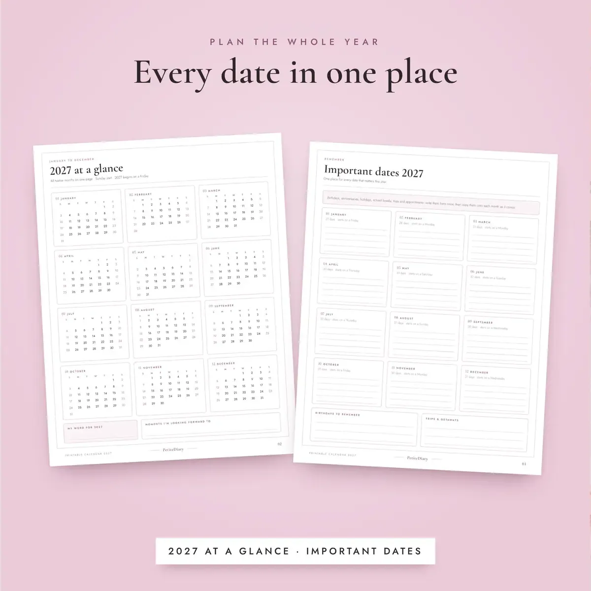 Calendar 2027, image 4