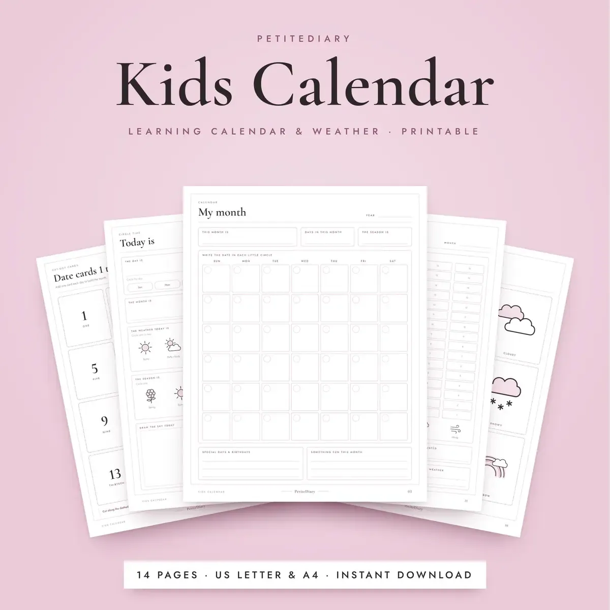 Calendar for Kids