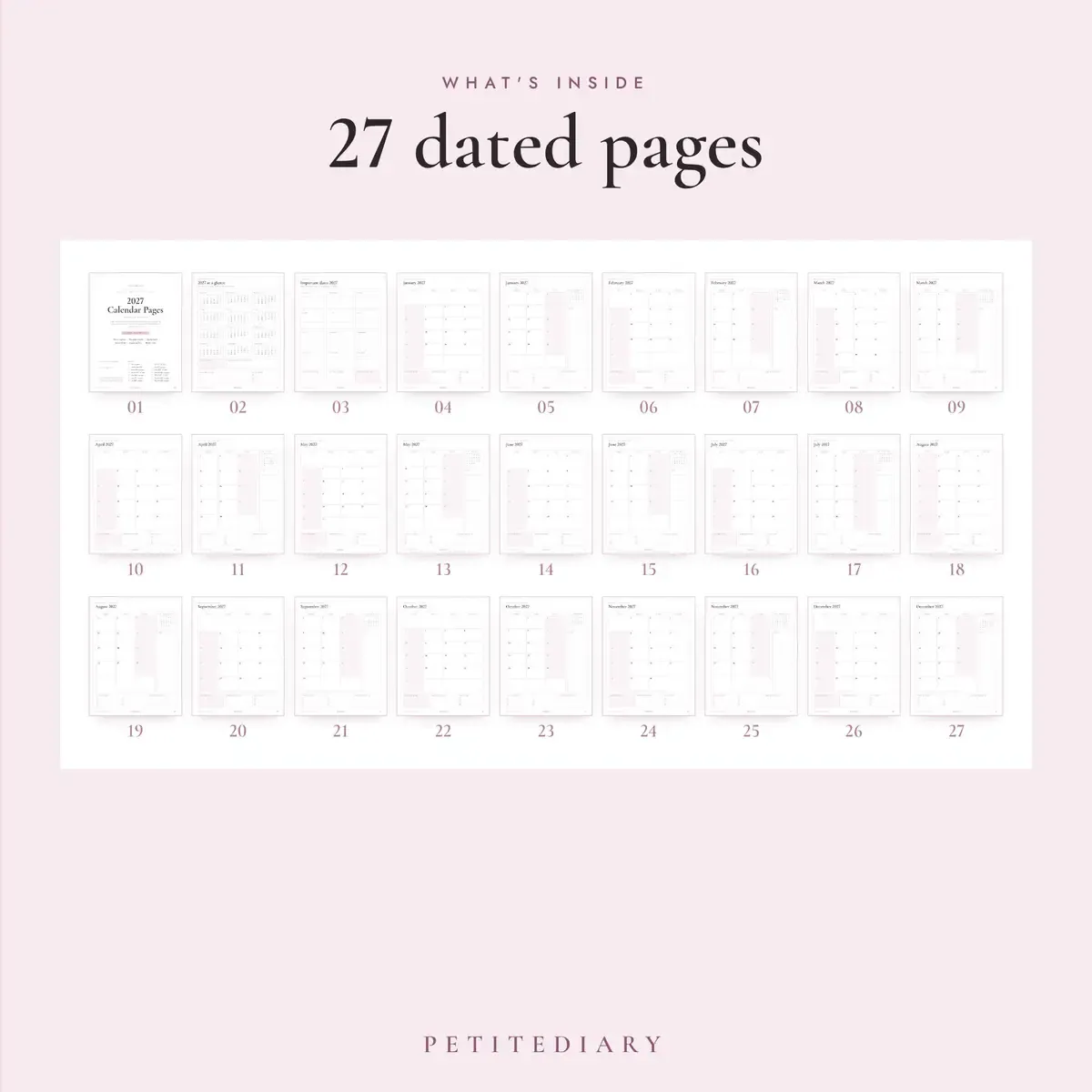 Calendar Pages 2027, image 2