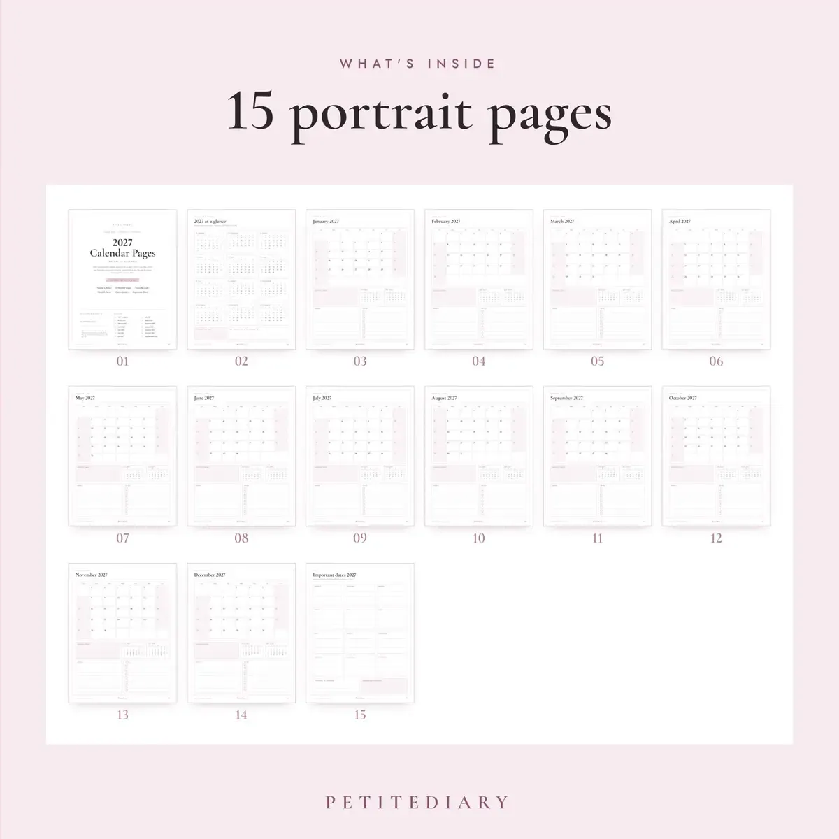 Calendar Pages 2027, image 2