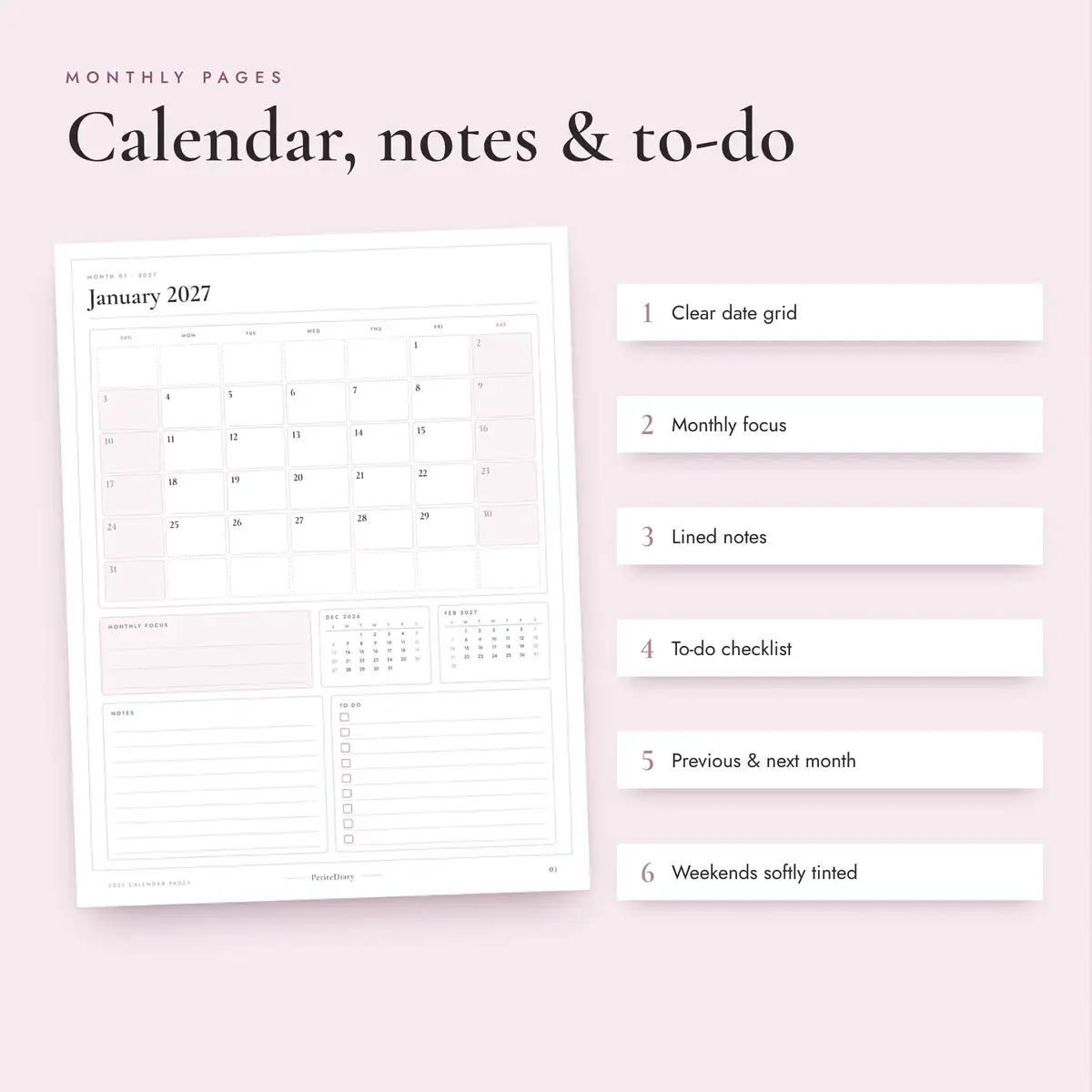 Calendar Pages 2027, image 3