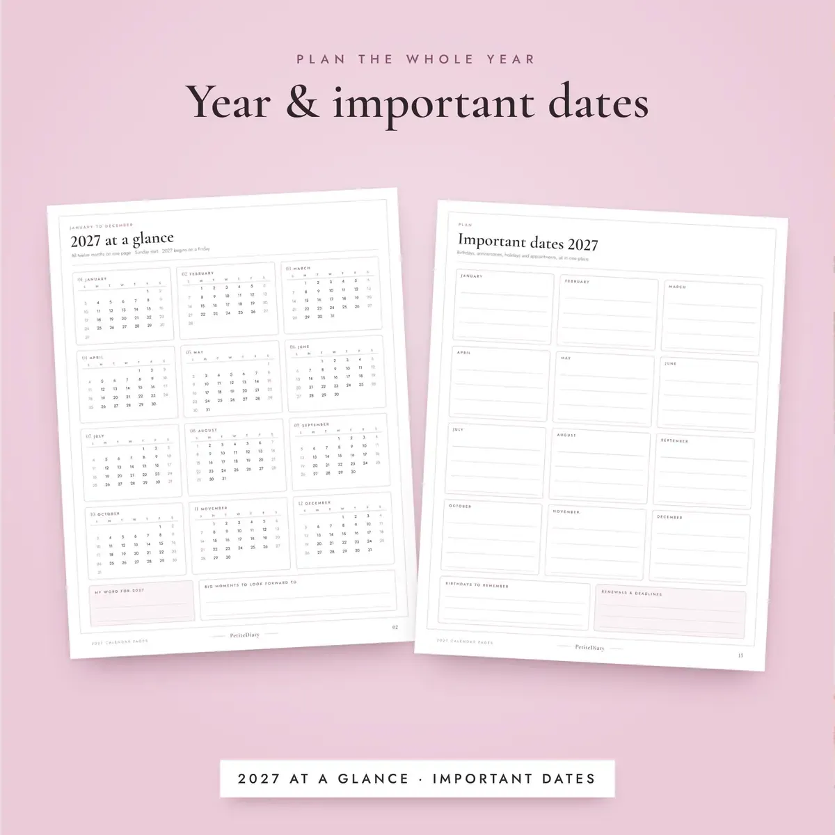 Calendar Pages 2027, image 4
