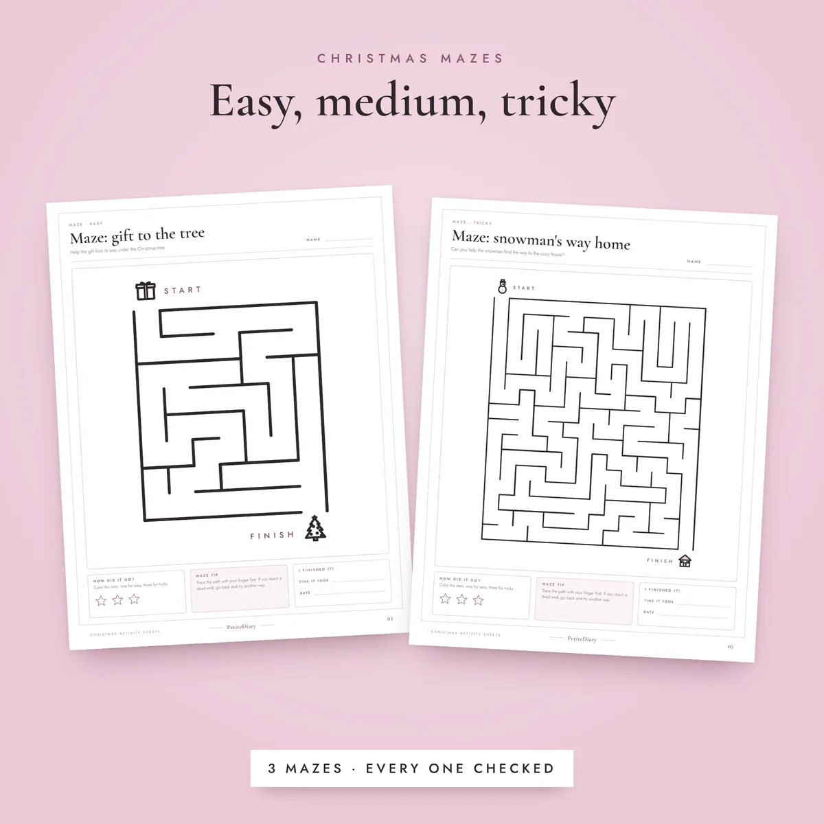 Christmas Activity Sheets for Kids, image 4