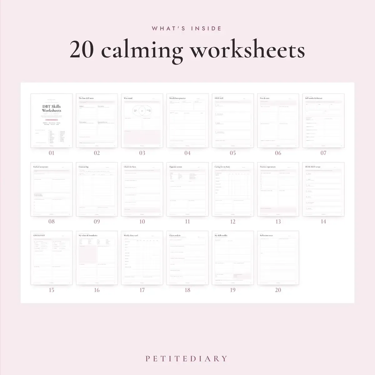 DBT Worksheets, image 2